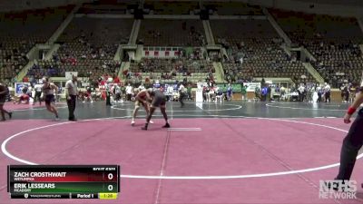 6A 190 lbs Semifinal - Erik Lessears, Mcadory vs Zach Crosthwait, Wetumpka