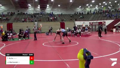 220 lbs Semifinal - Jayden Bartoszek, Hanover Central vs Tyson Ruhe, Intense Wrestling Club