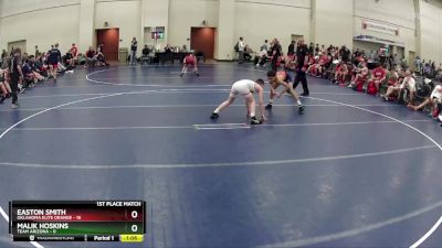 95 lbs Finals (8 Team) - Malik Hoskins, Team Arizona vs Easton Smith, Oklahoma Elite Orange