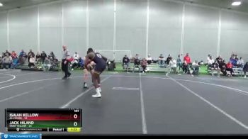 182 lbs Round 3 (8 Team) - Jack Hiland, Iowa Yellow vs Isaiah Kellow, All Stars