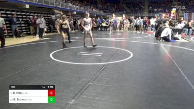 105 lbs Round Of 16 - Brandt Hite, Altoona vs Brody Brown, Chartiers Valley