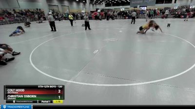 120 lbs Champ. Round 2 - Colt Hood, Oklahoma vs Christian Osborn, Arizona