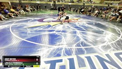 114 lbs Round 3 (4 Team) - Lincoln Robideau, Saint Michael Albertville vs Jent Beyer, Zumbrota-Mazeppa