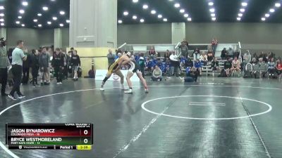 184 lbs Quarters & 1st Wb (16 Team) - Bryce Westmoreland, Fort Hays State vs Jason Bynarowicz, Colorado Mesa