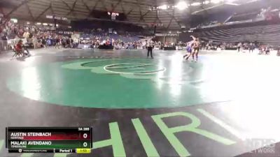 3A 285 lbs Quarterfinal - Malaki Avendano, Timberline vs Austin Steinbach, Heritage