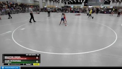 85 lbs Round 2 - Kade McNamara, Minnesota vs Braxton Crowl, Eastwood Eagles Wrestling Club