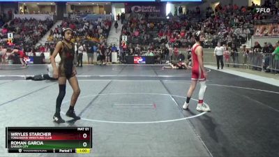 84 lbs Cons. Round 2 - Wryles Starcher, Tonganoxie Wrestling Club vs Roman Garcia, Garden City