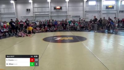 80 lbs Pools - Cruz Evans, Backyard Brawlers vs Maverick Milan, Olympia National