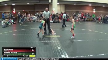 44 lbs Round 3 (4 Team) - Roman Pedigo, Contenders Wrestling Academy Blue vs Kyan Keys, Ares