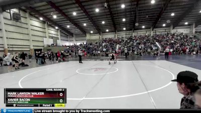 100 lbs Cons. Round 2 - Mark Lawson Walker, Morgan Wrestling Club vs Xavier Bacon, Olympus Wrestling