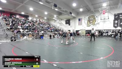 157 lbs Champ. Round 2 - Danny Gonzalez, Diamond Ranch vs Mauricio Vargas, Chaffey