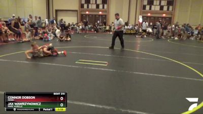 65 lbs Cons. Round 2 - Jax Wawrzynowicz, Marc Aurelle vs Connor Dobson, MHWC