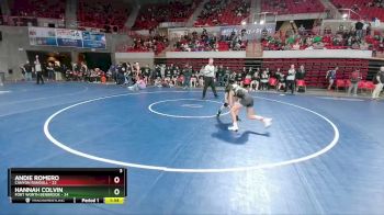 107 lbs Round 1 (8 Team) - Andie Romero, Canyon Randall vs Hannah Colvin, Fort Worth Benbrook