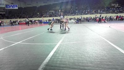 100 lbs Consi Of 8 #1 - Paezlie Kerr, Tuttle Elite Wrestling Club vs Annalise Prickett, Catoosa Wrestling