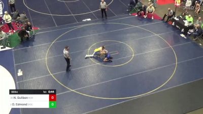 96 lbs Consi Of 8 #2 - Nathan Gulibon, Norwin vs Davion Edmond, Diocese Of Erie