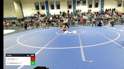 152 lbs Final - Quin Foyle, Lowell vs Drew McGourty, Braintree