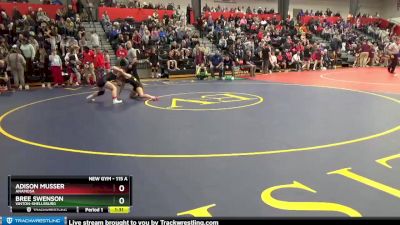 115 A Quarterfinal - Bree Swenson, Vinton-Shellsburg vs Adison Musser, Anamosa