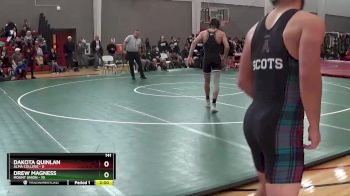 141 lbs Finals (2 Team) - Nicholas Dawson, Alma College vs Logan Miller, Mount Union