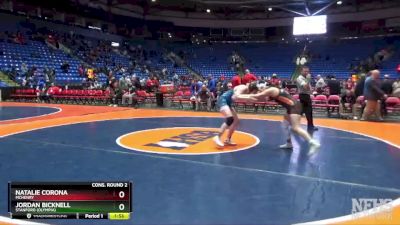 145 lbs Cons. Round 2 - Jordan Bicknell, Stanford (Olympia) vs Natalie Corona, McHenry