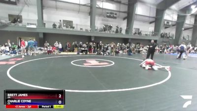 113 lbs Cons. Round 2 - Brett James, OR vs Charlie Coyne, CA