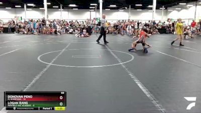 68 lbs Round 3 (8 Team) - Logan Rang, Mayfield Mat Academy vs Donovan Peno, FL Scorpions