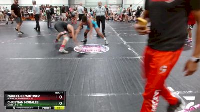 152 lbs Semis (4 Team) - Christian Morales, Level Up 2 vs Marcello Martinez, Glasgow Wrestling