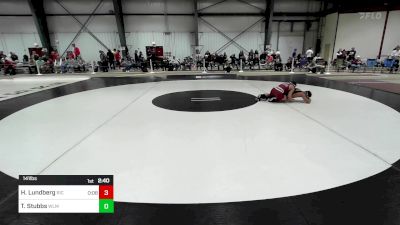 141 lbs Consi Of 16 #2 - Hunter Lundberg, Rhode Island College vs Tylor Stubbs, Williams