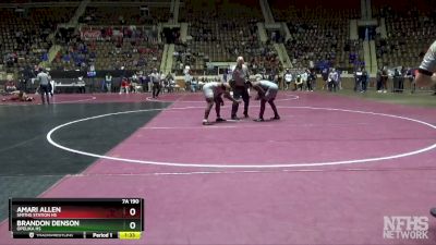 7A 190 lbs Quarterfinal - Amari Allen, Smiths Station Hs vs Brandon Denson, Opelika Hs