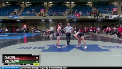 184 lbs Cons. Round 2 - Pilo Perez, University Of Dubuque vs Cael Mclaren, Cornell College