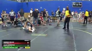 95 lbs Round 5 (6 Team) - David Bowman, Death Squad vs Andres Rojas, Steel Valley