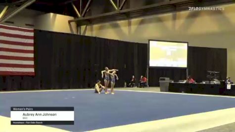 Aubrey Ann Johnson - Women's Pairs, BGC - 2021 USA Gymnastics Championships