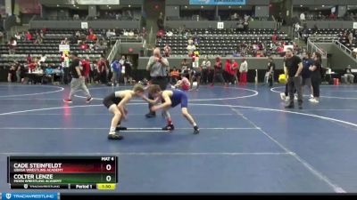 85 lbs Cons. Round 4 - Cade Steinfeldt, Ubasa Wrestling Academy vs Colter Lenze, Moen Wrestling Academy