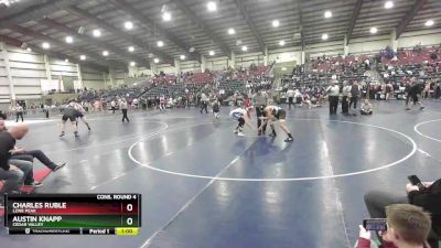 147 lbs Cons. Round 4 - Austin Knapp, Cedar Valley vs Charles Ruble, Lone Peak