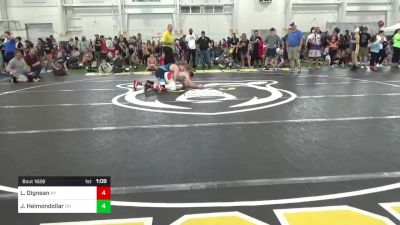 140-S lbs Quarterfinal - Landyn Dignean, NY vs Jason Helmondollar, OH