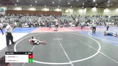 62 lbs Semifinal - Leion Hamilton, Pride Wrestling vs Cirrus Villarruel, Institue Of Combat