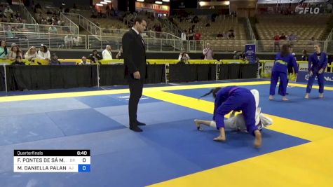 MA. DANIELLA PALANCA vs FERNANDA PONTES DE SÁ M. MOURA 2024 Pan Jiu Jitsu IBJJF Championship