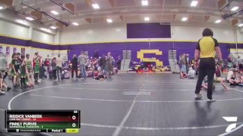 65 lbs Round 5 (6 Team) - Riddick VanBeek, Cane Bay Cobras vs Finnly Purvis, Summerville Takedown
