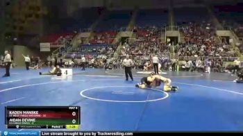 182 lbs Semis & 1st Wb (8 Team) - Kaden Manske, E1-West Fargo Sheyenne vs Aidan Devine, E3-Fargo Davies