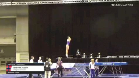 Isabelle Aucoin - Individual Trampoline, Integrity Athletics - 2021 USA Gymnastics Championships