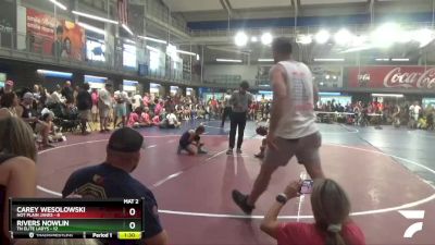 70 lbs Quarterfinals (8 Team) - Rivers Nowlin, TN Elite Ladys vs Carey Wesolowski, Not Plain Janes