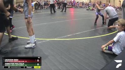 64 lbs Round 1 (6 Team) - Iversynn Malcolm, Donahue Wrestling Academy vs Jackson Bish, Ragin Raisins Wrestling Club