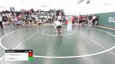 120 lbs Round Of 16 - Adrian Photopoulos, New Milford vs Dante Bilskis, Guilford