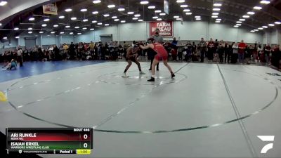 126 lbs Cons. Round 4 - Ari Runkle, Nova WC vs Isaiah Erkel, Warriors Wrestling Club