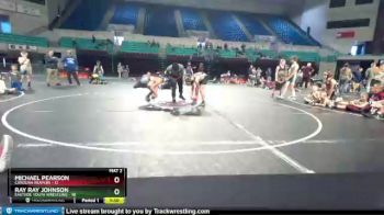 90 lbs Round 3 (3 Team) - Ray Ray Johnson, Eastside Youth Wrestling vs Michael Pearson, Carolina Reapers