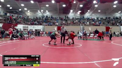 285 lbs Champ. Round 2 - Luis Garcia, B Wrestling Club vs Trevi Hillman-Conley, Peru