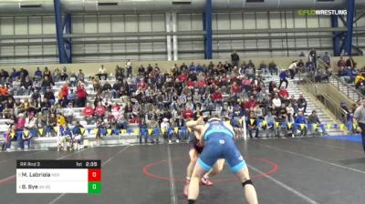 174 lbs Rr Rnd 3 - Michael Labriola, Nebraska vs Brett Bye, South Dakota State Unattached