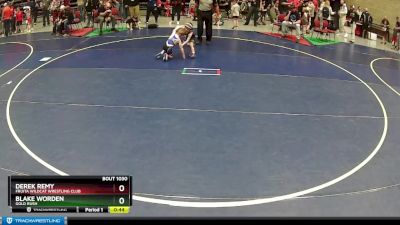 45 lbs Cons. Round 1 - Blake Worden, Gold Rush vs Derek Remy, Fruita Wildcat Wrestling Club