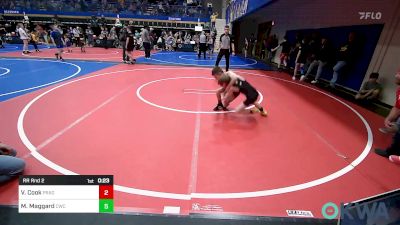 64-67 lbs Rr Rnd 2 - Vincent Cook, Prague vs Mason Maggard, Claremore Wrestling Club