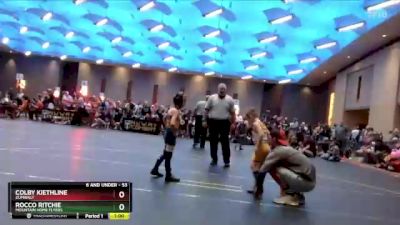 53 lbs Round 1 - Colby Kiethline, Zumwalt vs Rocco Ritchie, Mountain Home Flyers