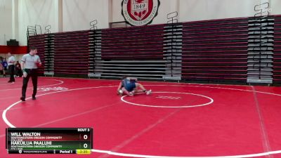 141 lbs Champ. Round 1 - Will Walton, Southwestern Oregon Community College vs Hakuilua Paaluhi, Southwestern Oregon Community College